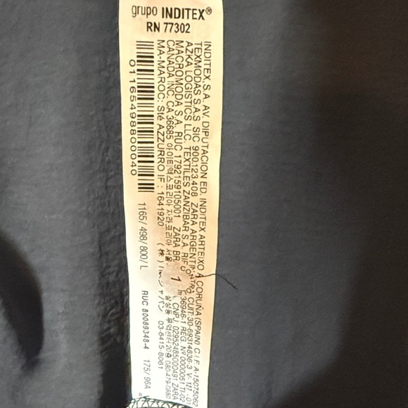 Zara Elegant Black Long Sleeve Dress - Picture 6 of 7